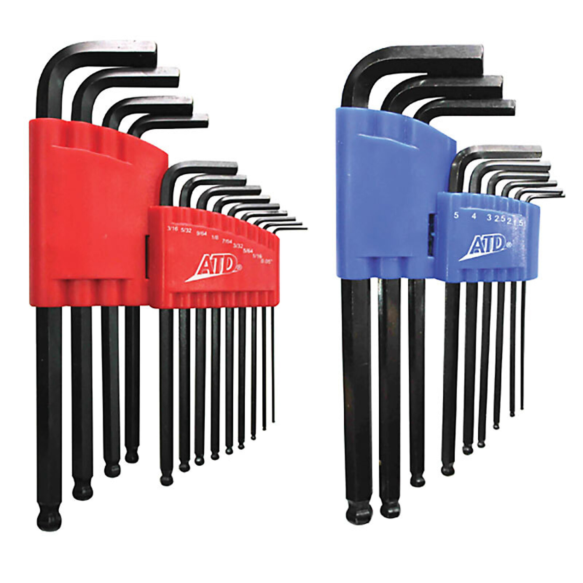 ATD Hex Key Set 22Pc Long Arm Ball End, Model# 10507